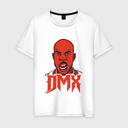 Футболка хлопковая мужская DMX Red, цвет: белый