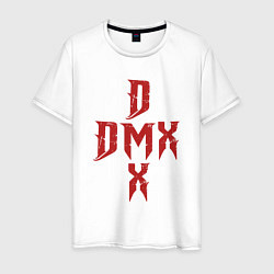 Футболка хлопковая мужская DMX Cross, цвет: белый