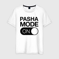 Футболка хлопковая мужская Pasha Mode On, цвет: белый
