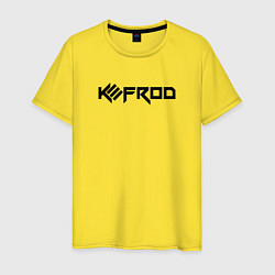 Футболка хлопковая мужская Kefrod цвета желтый — фото 1