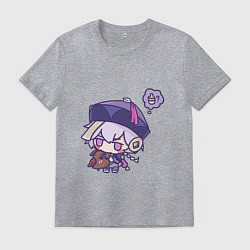 Футболка хлопковая мужская Ци Ци Qiqi, цвет: меланж