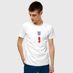 Футболка хлопковая мужская Домашняя форма Гарри Кейна, цвет: белый — фото 2