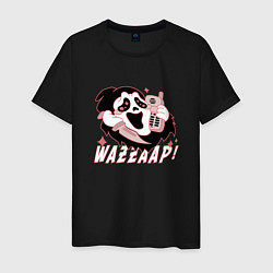 Футболка хлопковая мужская Очень страшное кино - Wazzaap Крик, цвет: черный