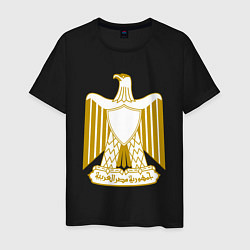 Футболка хлопковая мужская Египет Египетский герб, цвет: черный