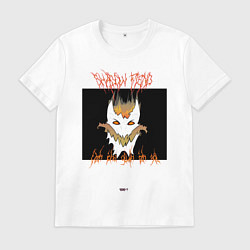 Футболка хлопковая мужская Shadow Fiend Nevermore, цвет: белый