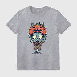 Футболка хлопковая мужская Тыковка!, цвет: меланж