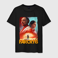 Футболка хлопковая мужская FAR CRY 6 ФАР КРАЙ 6 ПОСТЕР, цвет: черный