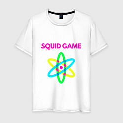 Футболка хлопковая мужская Squid Game Atom, цвет: белый