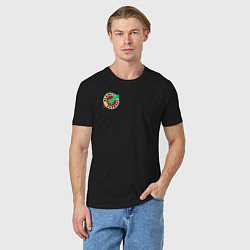 Футболка хлопковая мужская Футурама - Межпланетный экспресс, цвет: черный — фото 2