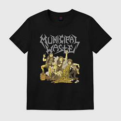 Футболка хлопковая мужская Municipal Waste - трэшовая компашка!, цвет: черный