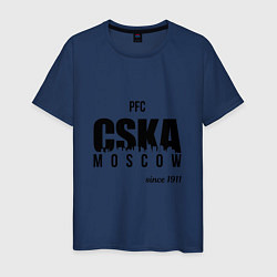 Футболка хлопковая мужская CSKA since 1911, цвет: тёмно-синий