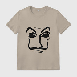 Футболка хлопковая мужская Сальва, цвет: миндальный