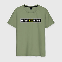 Футболка хлопковая мужская Brazzers, цвет: авокадо