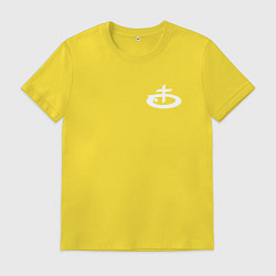 Футболка хлопковая мужская OBLADAET P7AY3R5, цвет: желтый