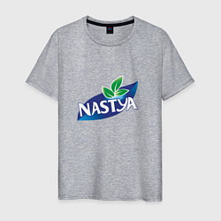 Футболка хлопковая мужская Nestea Настя, цвет: меланж