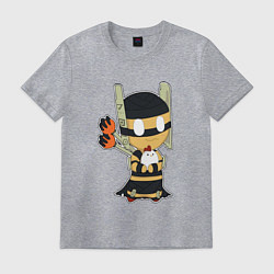 Футболка хлопковая мужская Shadow Shaman Chibi, цвет: меланж