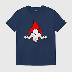 Футболка хлопковая мужская Dying Light - BBQ Achievement, цвет: тёмно-синий