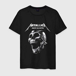 Футболка хлопковая мужская Metallica Death Magnetic, цвет: черный