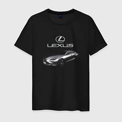 Футболка хлопковая мужская Lexus Concept Prestige, цвет: черный