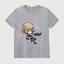 Футболка хлопковая мужская Перерыв Лизы, цвет: меланж