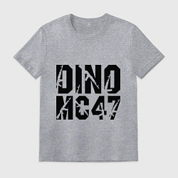 Футболка хлопковая мужская Dino MC 47, цвет: меланж