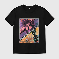 Футболка хлопковая мужская Наранча Гирга из ДжоДжо, цвет: черный