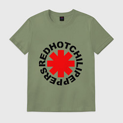 Футболка хлопковая мужская Peppers logo, цвет: авокадо