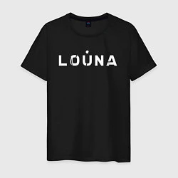 Футболка хлопковая мужская Лоуна louna 1984, цвет: черный