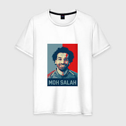 Футболка хлопковая мужская Moh Salah, цвет: белый