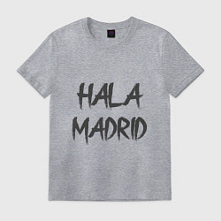 Футболка хлопковая мужская Hala - Madrid, цвет: меланж