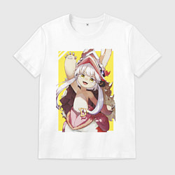 Футболка хлопковая мужская Nanachi made in abyss, цвет: белый