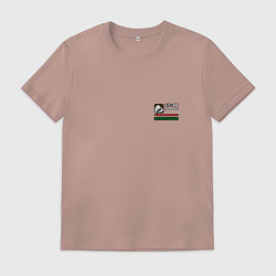 Футболка хлопковая мужская HUD ИНТЕРФЕЙС SAN ANDREAS, цвет: пыльно-розовый