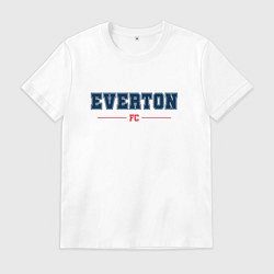 Футболка хлопковая мужская Everton FC Classic, цвет: белый