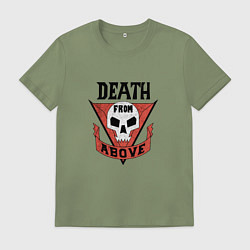 Футболка хлопковая мужская Starship Troopers: Terran Command Форма десантника, цвет: авокадо