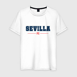 Футболка хлопковая мужская Sevilla FC Classic, цвет: белый