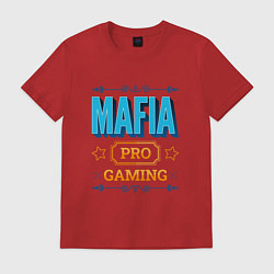 Футболка хлопковая мужская Игра Mafia PRO Gaming, цвет: красный