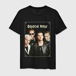 Футболка хлопковая мужская Keep Calm and Enjoy the Silence - Depeche Mode, цвет: черный