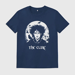Футболка хлопковая мужская The Cure арт Роберт Смит, цвет: тёмно-синий