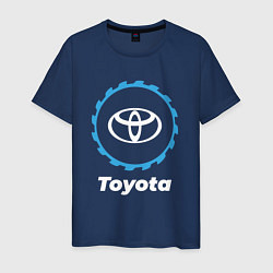 Футболка хлопковая мужская Toyota в стиле Top Gear, цвет: тёмно-синий