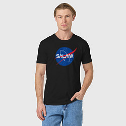 Футболка хлопковая мужская SALAM, цвет: черный — фото 2