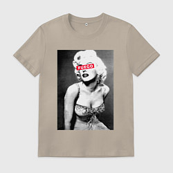 Футболка хлопковая мужская Fuego, цвет: миндальный