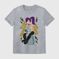 Футболка хлопковая мужская Benders brains, цвет: меланж