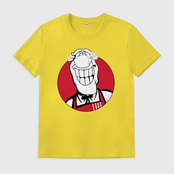 Футболка хлопковая мужская Доктор Ливси - KFC Edition, цвет: желтый