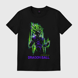 Футболка хлопковая мужская Dragon Ball - Vegeta - Cry, цвет: черный