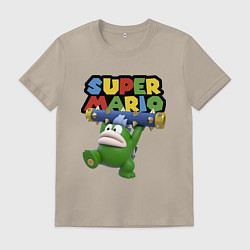 Футболка хлопковая мужская Super Mario - Spike - Character, цвет: миндальный