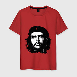 Футболка хлопковая мужская Ernesto Che Guevara, цвет: красный
