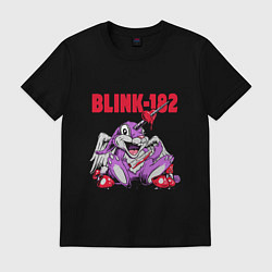 Футболка хлопковая мужская Blink bunny fuck, цвет: черный