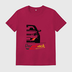 Футболка хлопковая мужская Half vagodroch, цвет: маджента
