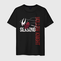 Футболка хлопковая мужская Hollow Knight: Silksong, цвет: черный