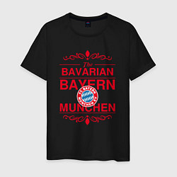 Футболка хлопковая мужская Bavarian Bayern, цвет: черный